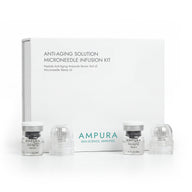 AMPURA Micro Infusion System Microneedling Set mit Peptid-Serum-Ampullen für Anti-Aging Behandlung zuhause